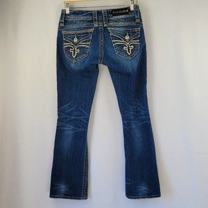 Rock Revival Gwen Boot Jeans Dark Wash Size 26